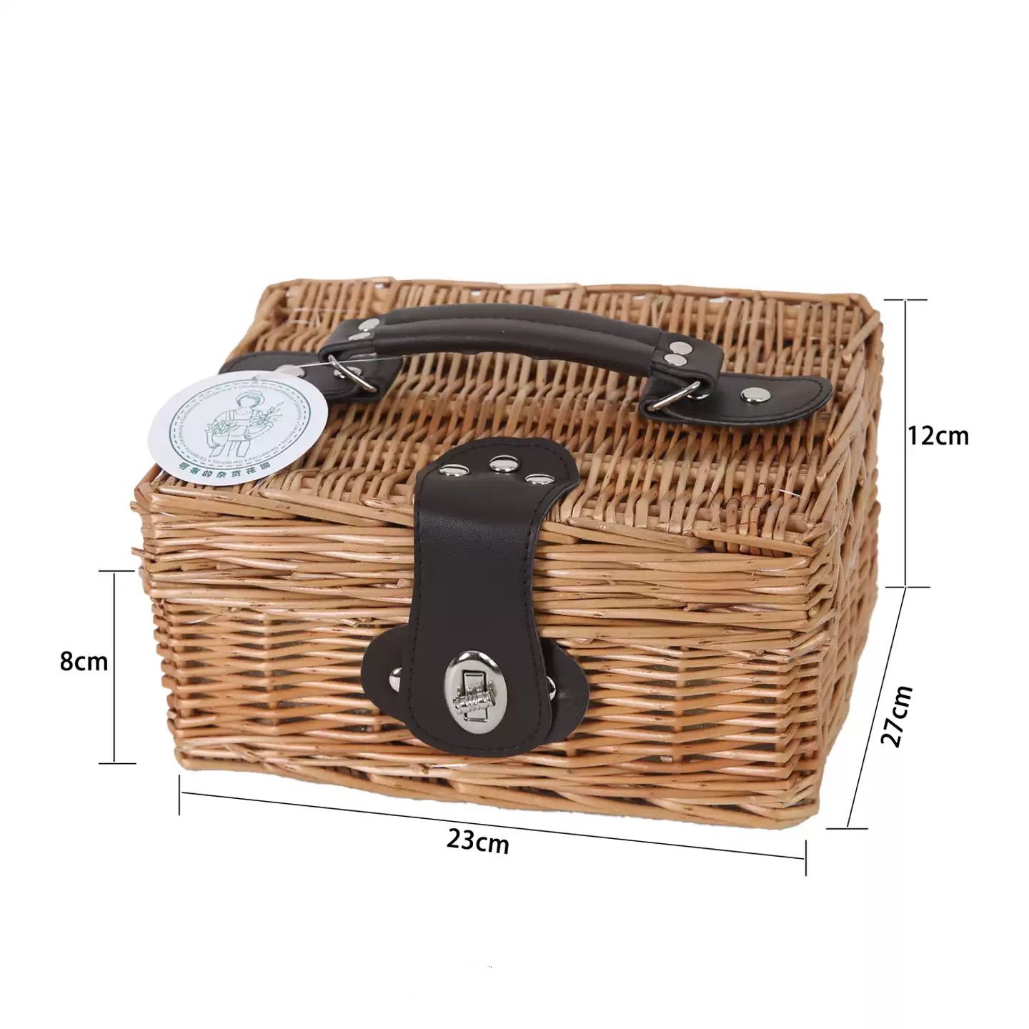Coffee Tea Set - 2 Person Willow Picnic Basket Set,