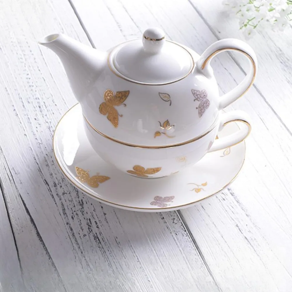 Coffee Tea Jar Set - Flower Teapots,Coffee Pot,Mother Child Pots,One Pot