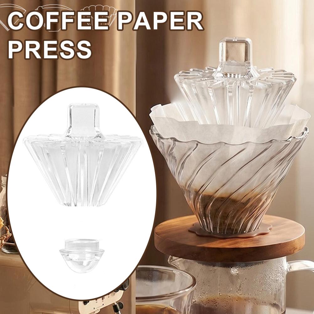 Coffee And Tea Filter - Hand-brewed Coffee Filter Cup Paper Presser