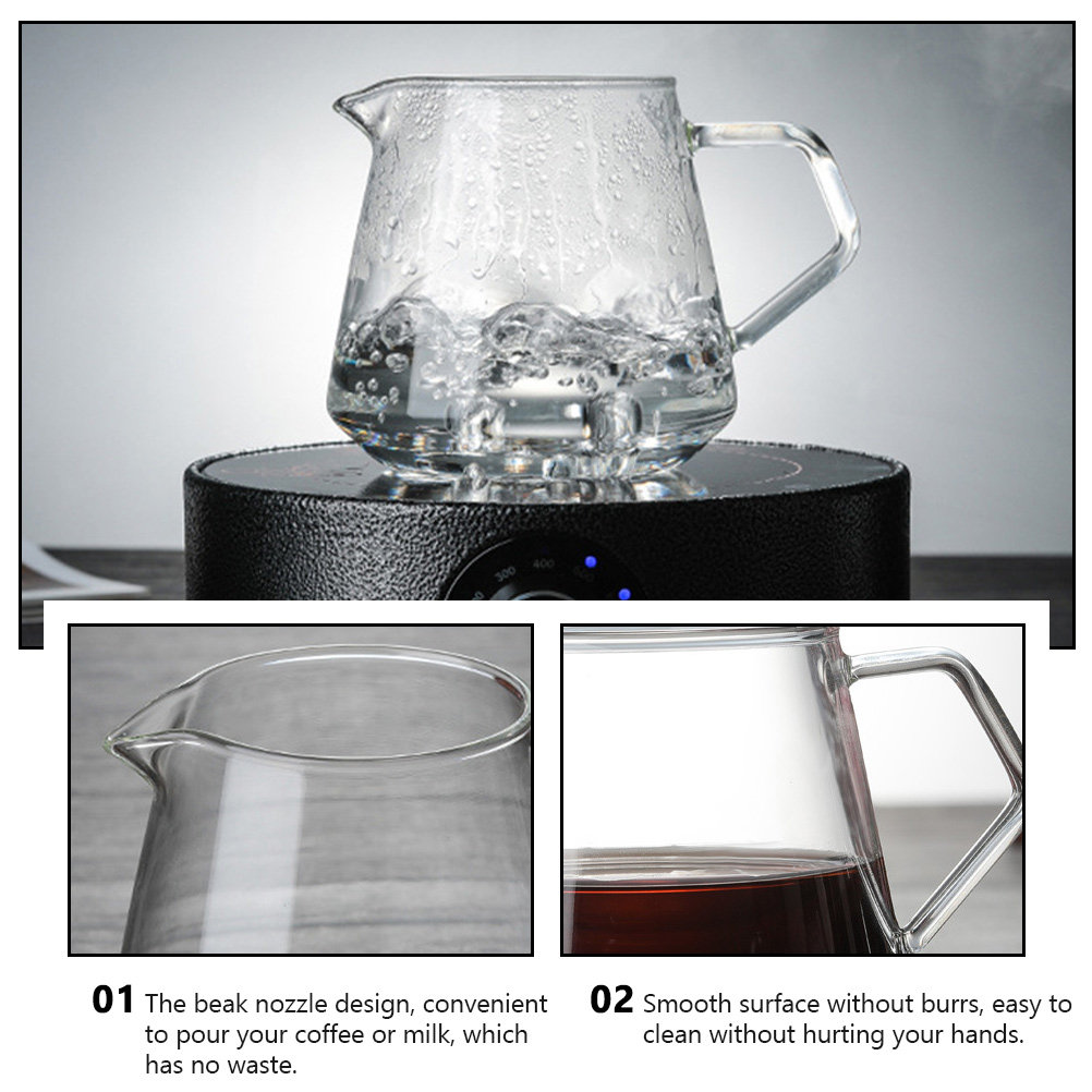 1Pcs 650Ml Versatile Glass Ket - Coffee Tea Home review and price