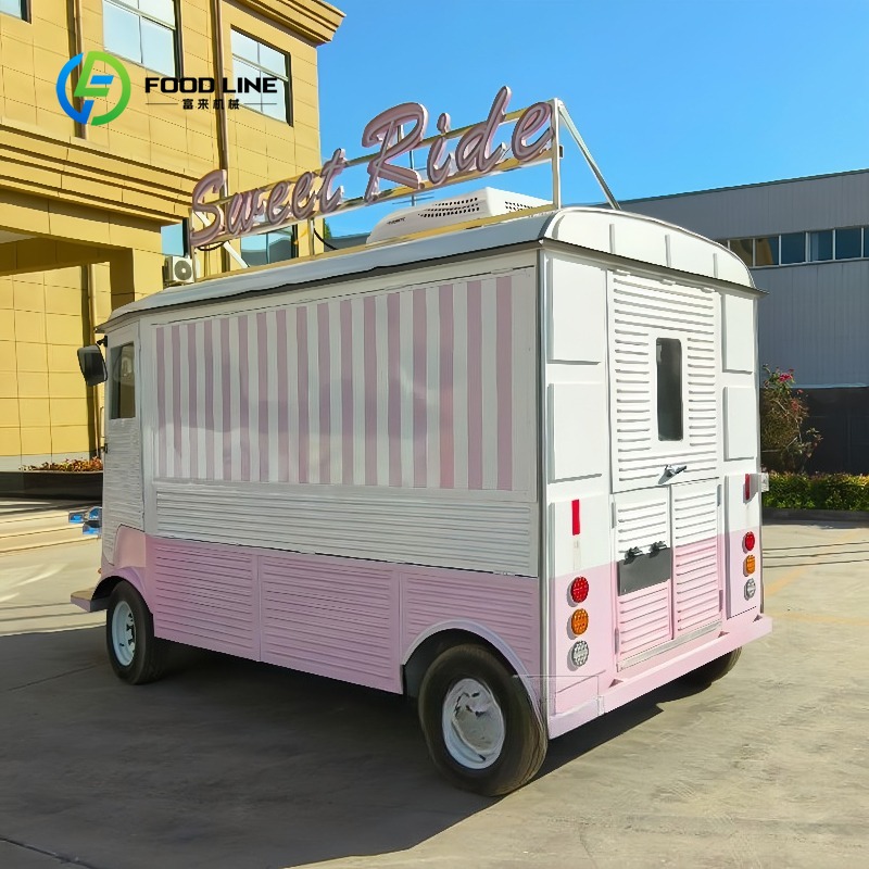 Customized Pink Drivable Food  - Coffee Tea Van review and price
