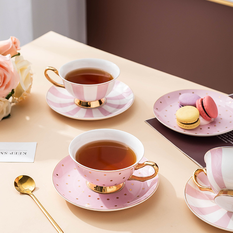 Ceramic Pink Coffee Mugs with  - Coffee Tea Home review and price