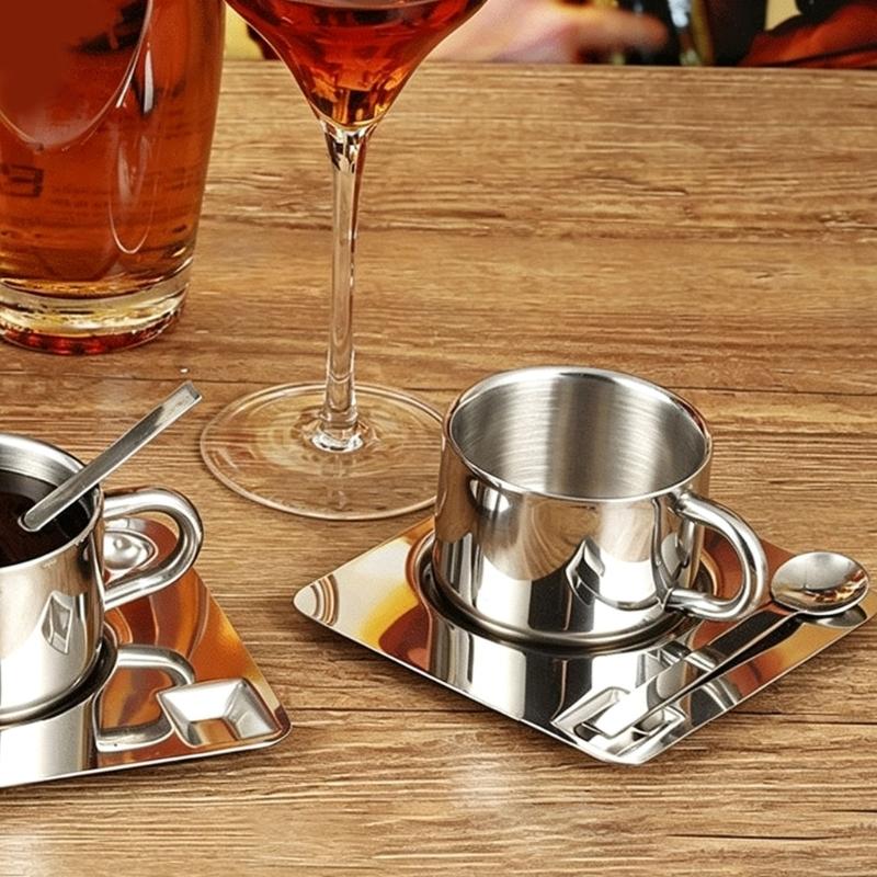 Metal Coffee Cup Set for Daily - Coffee Tea Break review and price