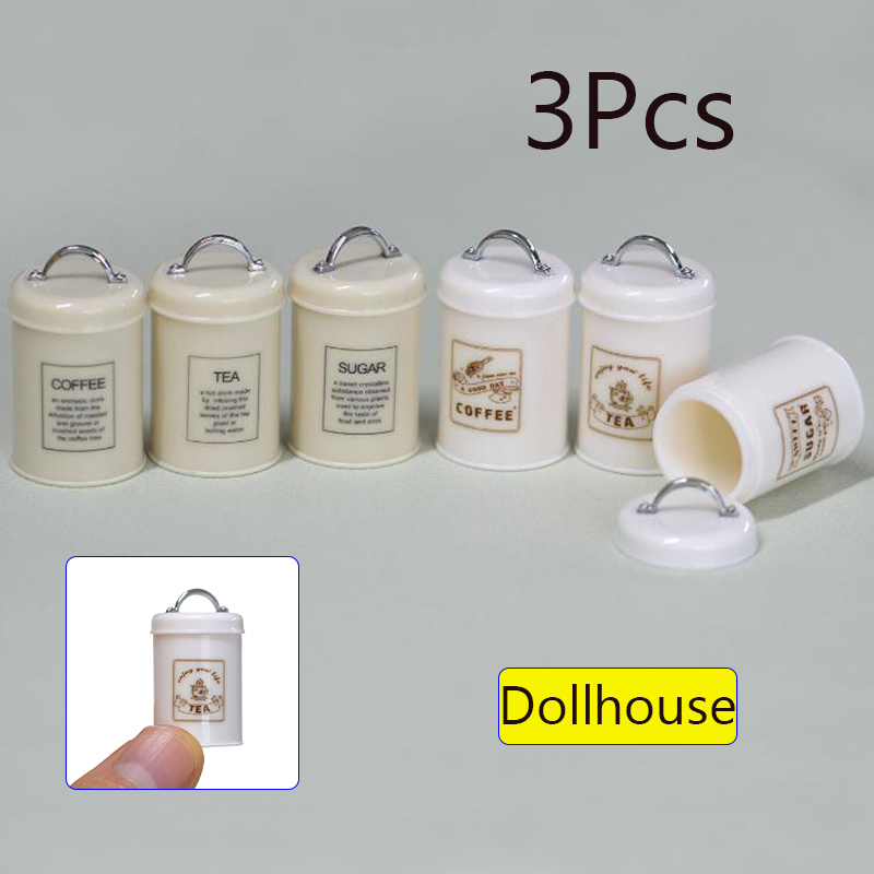 3Pcs Miniature Dollhouse Mini  - Coffee Tea Bottle review and price