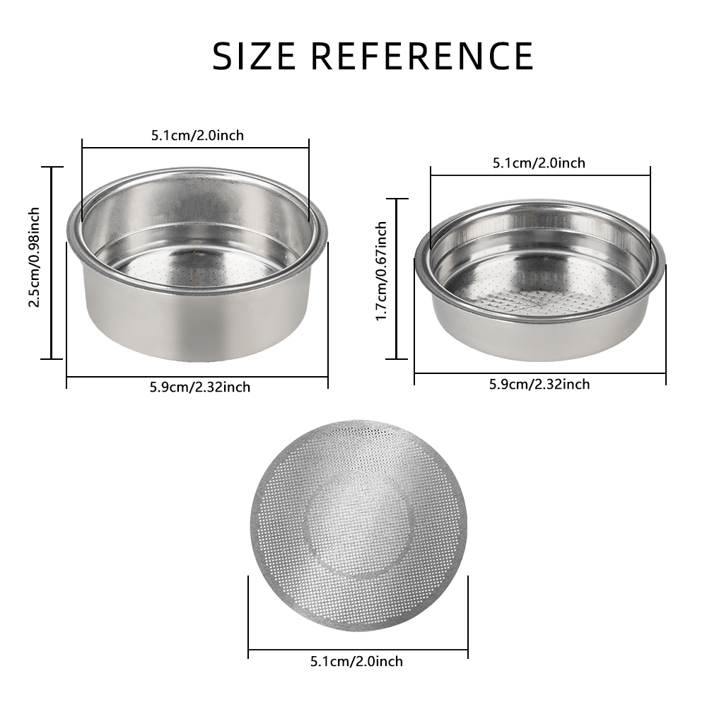 Pressured Double Layer 51mm St - Coffee And Tea Filter review and price