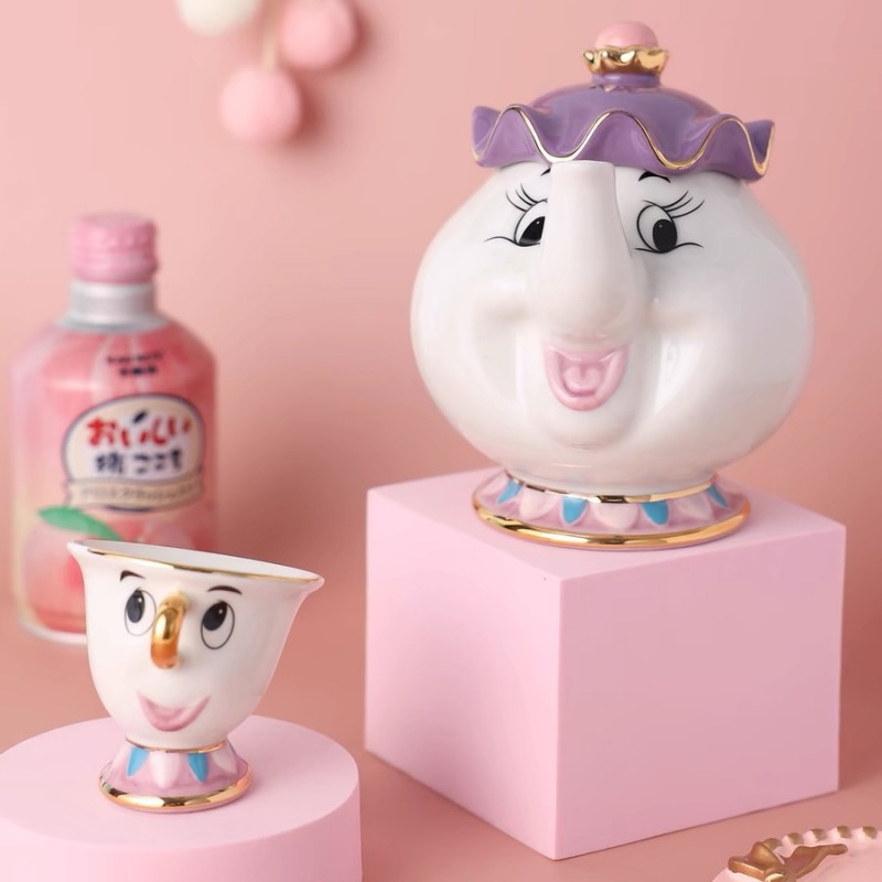 Disney Teapot Cute Cartoon Bea - Coffee Tea Jar Set review and price