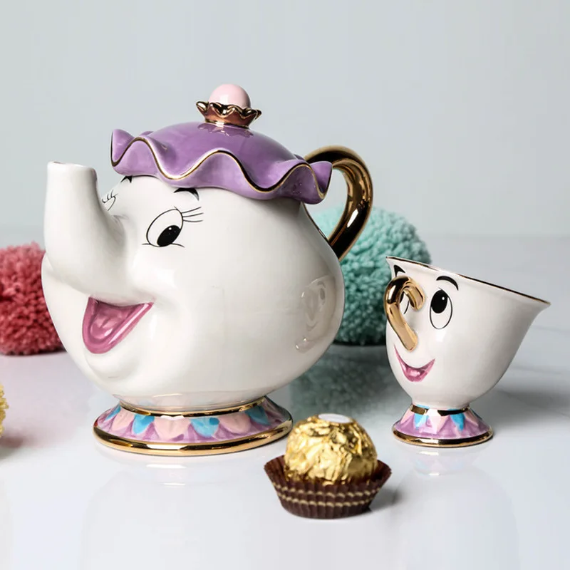 Disney Teapot Cute Cartoon Bea - Coffee Tea Jar Set review and price