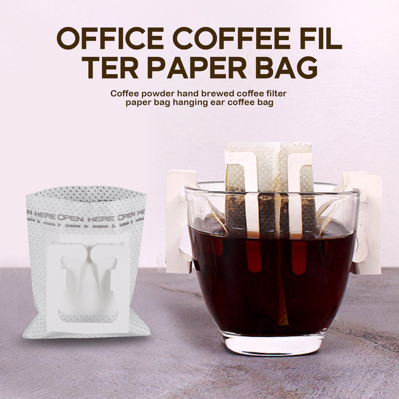 50Pcs / Pack Drip Coffee Filte - Coffee Tea Home review and price
