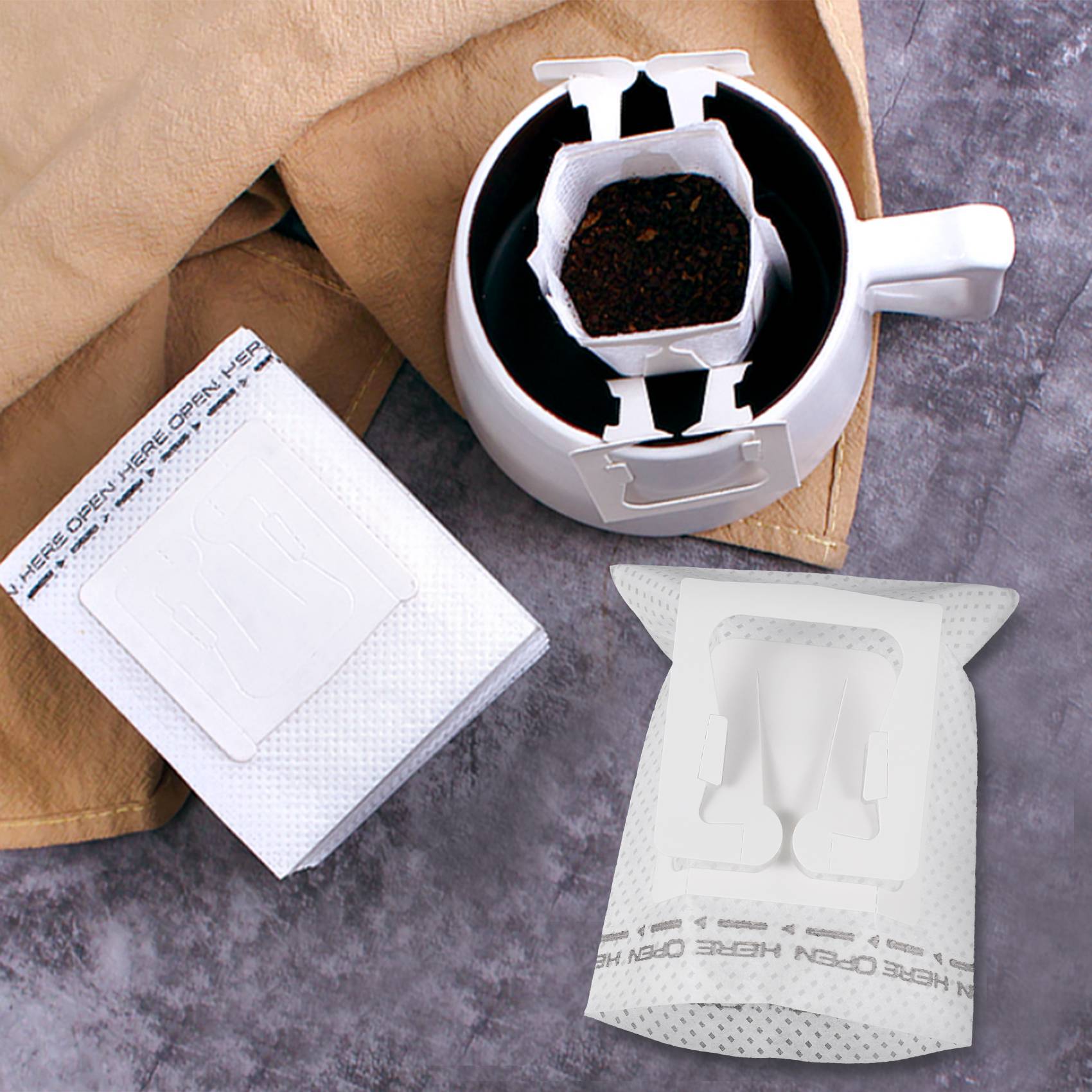 50Pcs / Pack Drip Coffee Filte - Coffee Tea Home review and price