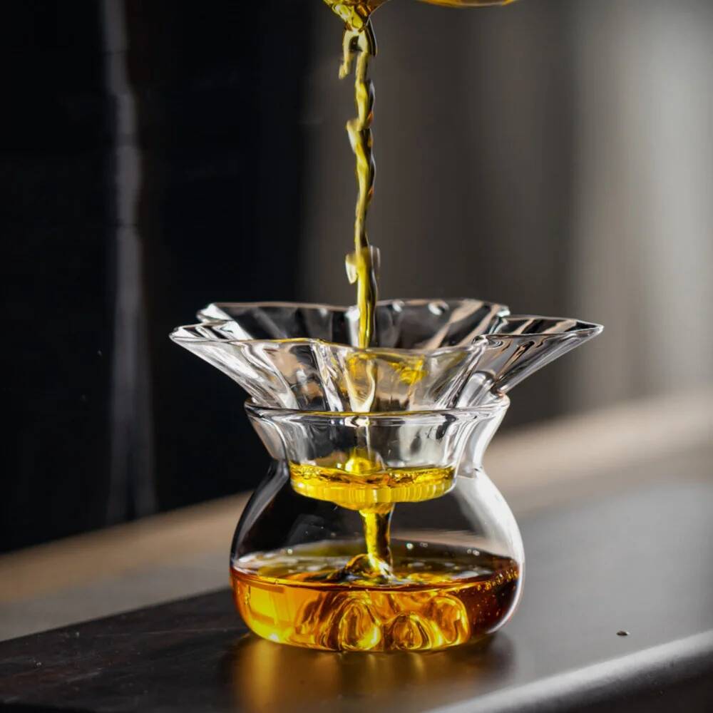 130ml Flower Glass Tea Straine - Coffee Leaves Tea review and price