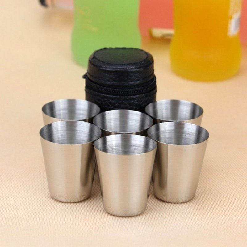 4/6Pcs Stainless Steel Cups Mi - Coffee Tea And Sugar Canister Set review and price