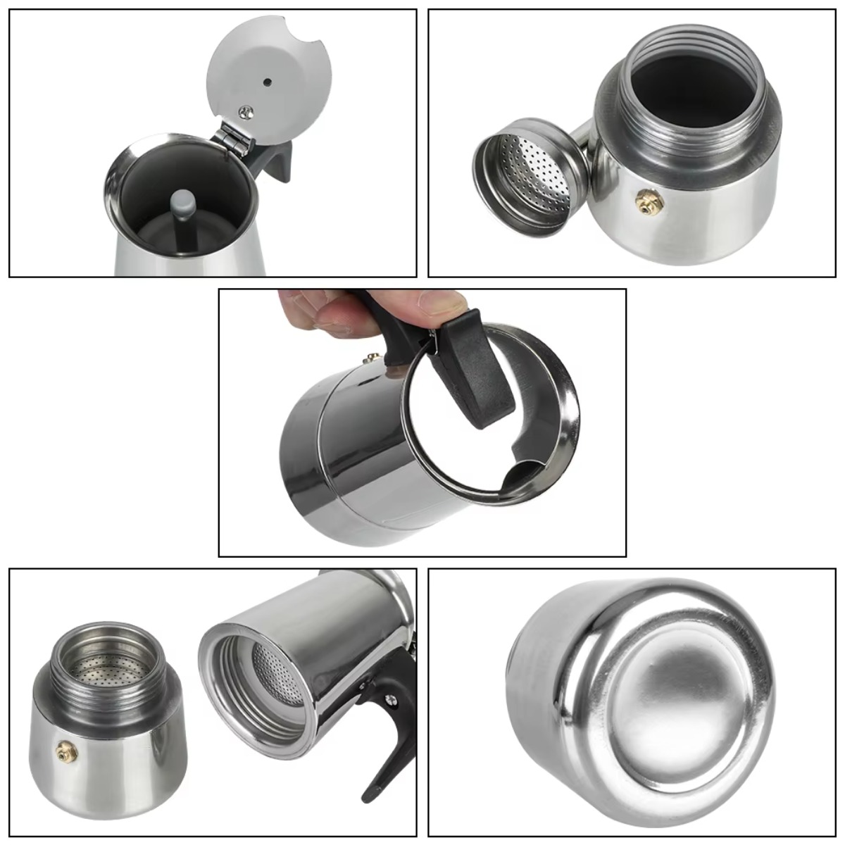 Portable Mocha Coffee Pot Stai - Coffee Tea Home review and price