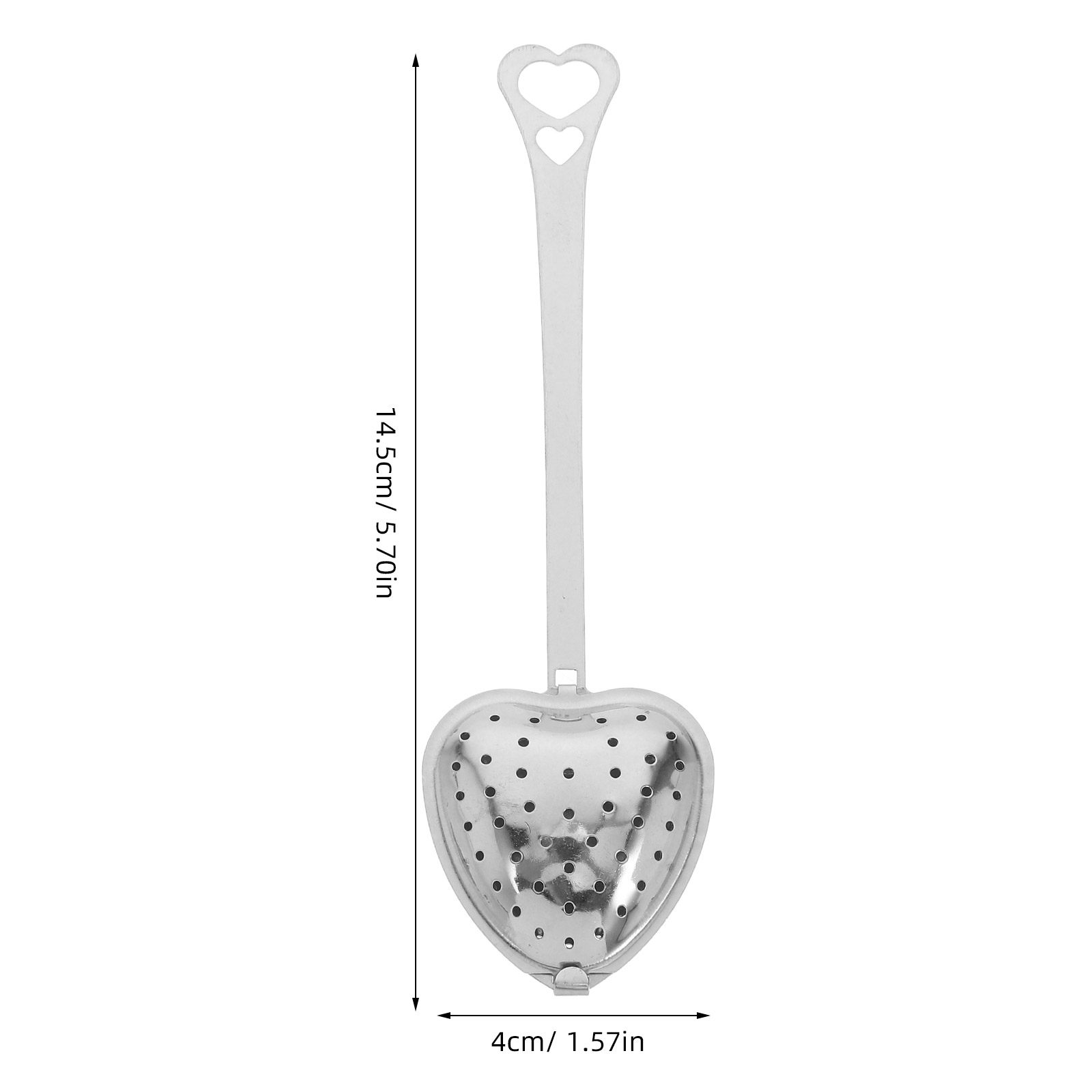 6Pcs Stainless Steel Heart Tea - Coffee Leaves Tea review and price