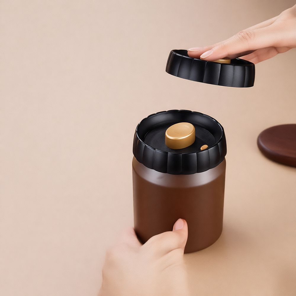 Vacuum Sealed Coffee Bean Stor - Coffee Leaves Tea review and price
