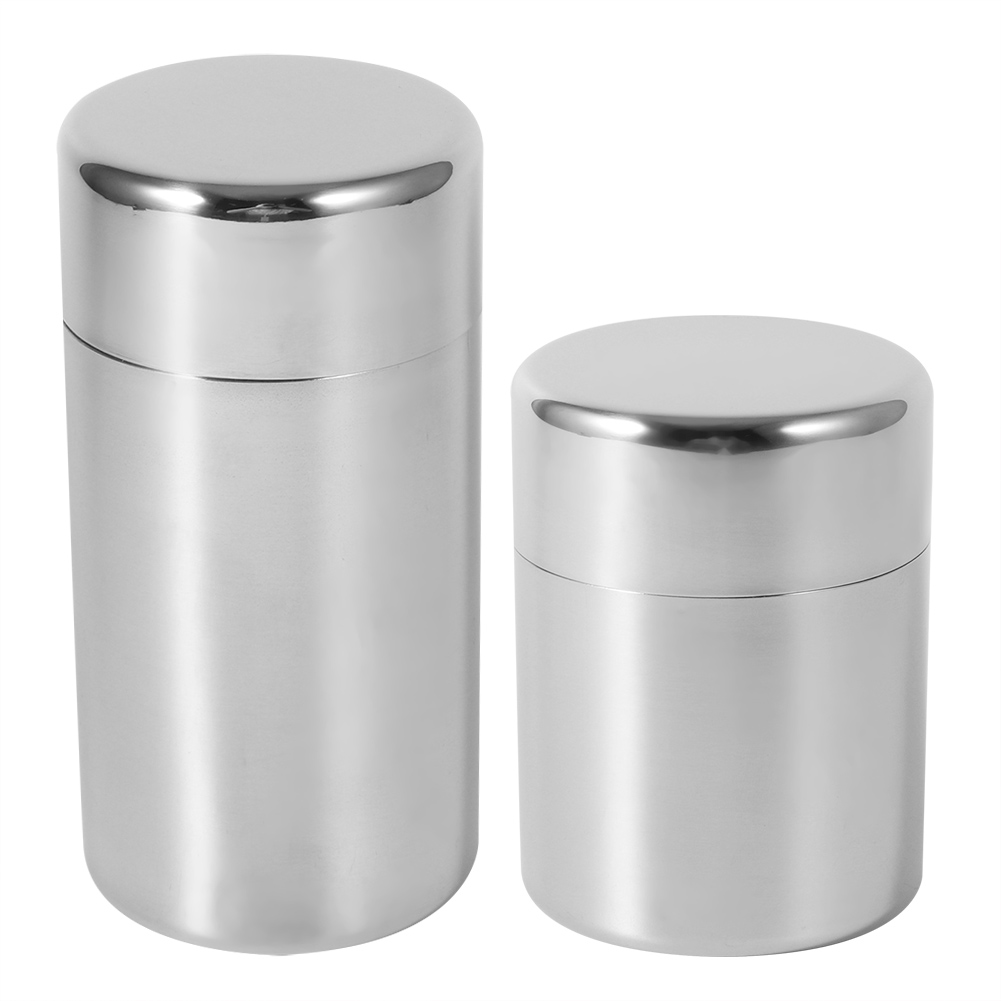 Stainless Steel Tea Leaf Tins  - Coffee Tea And Sugar Set review and price