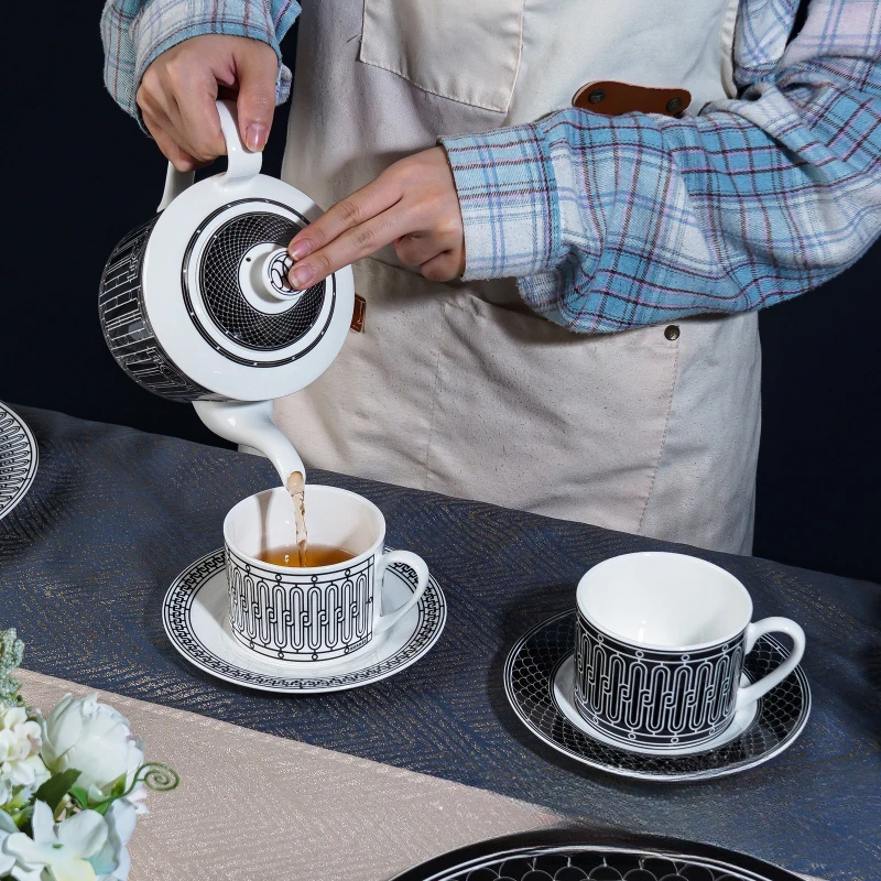 Simple European-Style Tea Set  - Coffee Tea And Sugar Set review and price