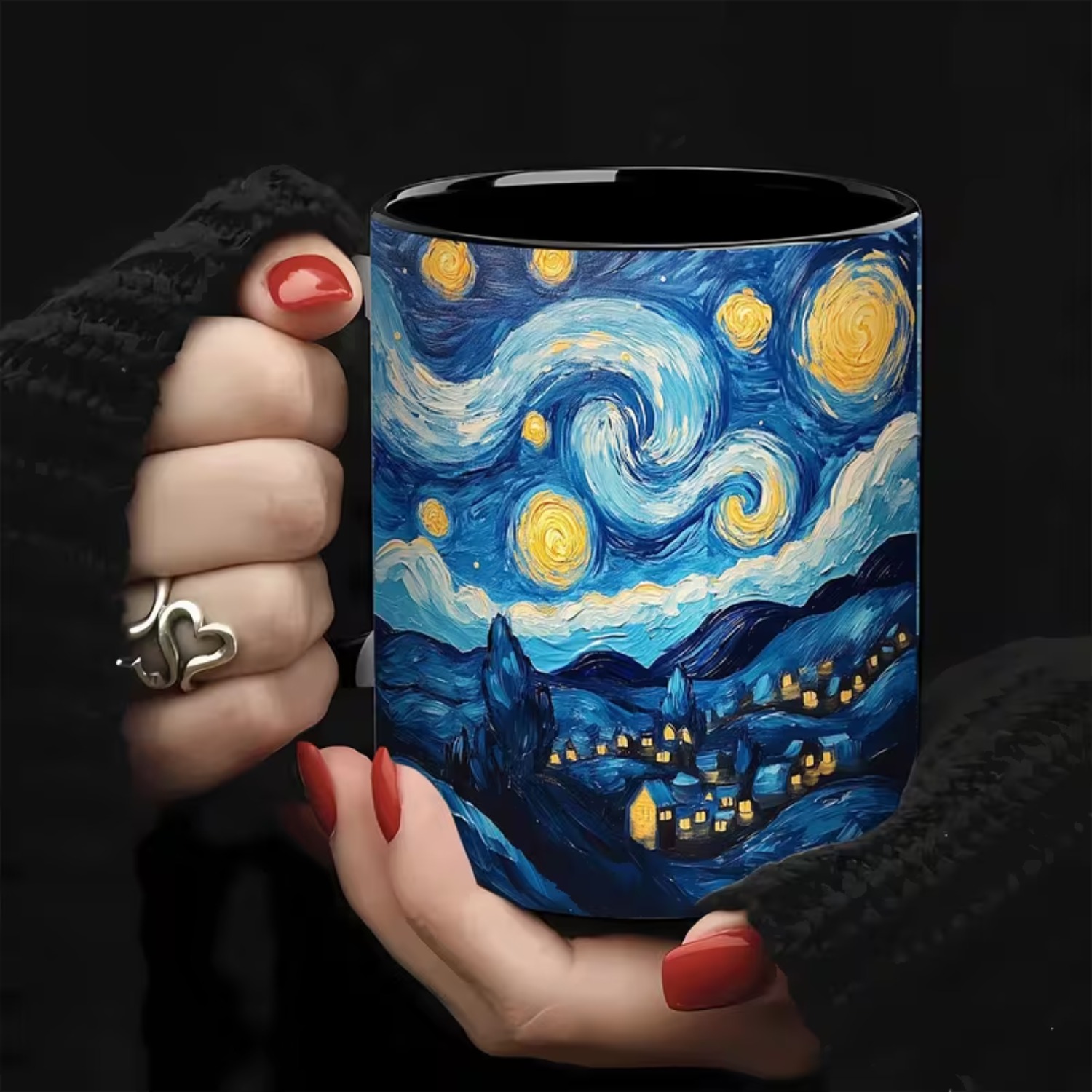 Van Gogh Starry Night Ceramic  - Coffee Tea Van review and price