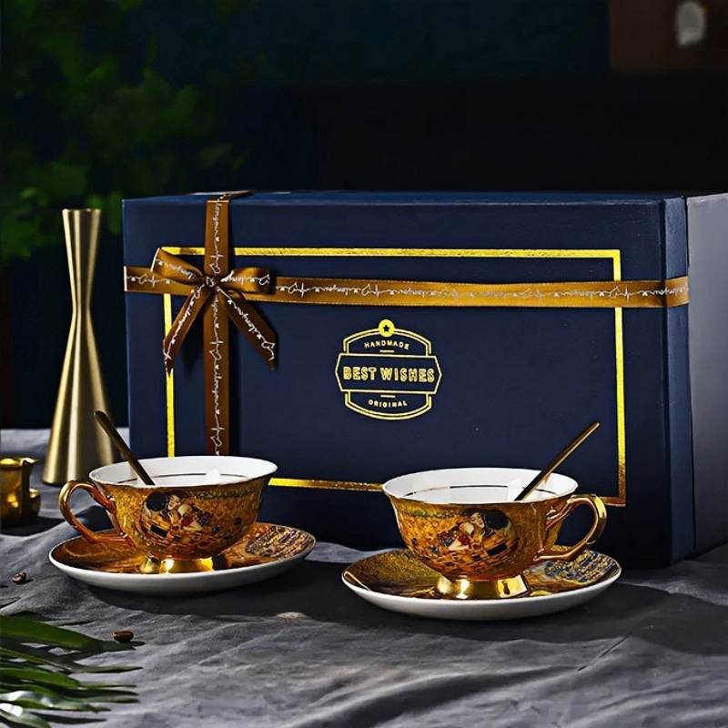 Royal Baroque Style Bone China - Coffee Tea And Sugar Set review and price