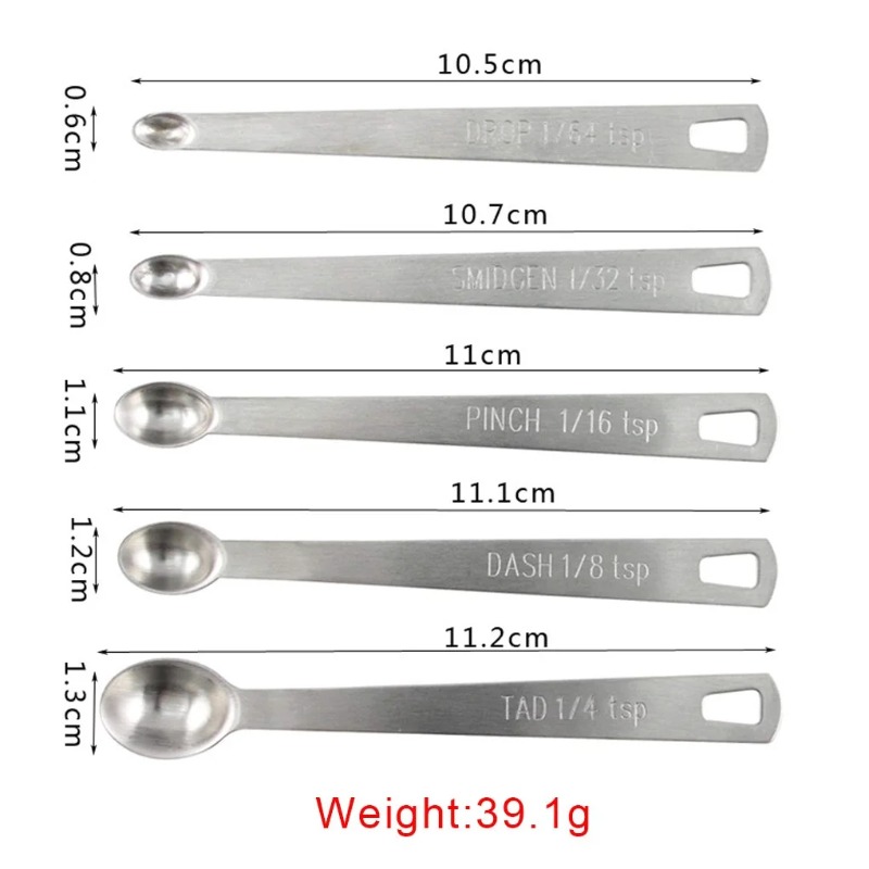 5pcs/Set Small Measuring Spoon - Coffee Tea And Sugar Set review and price
