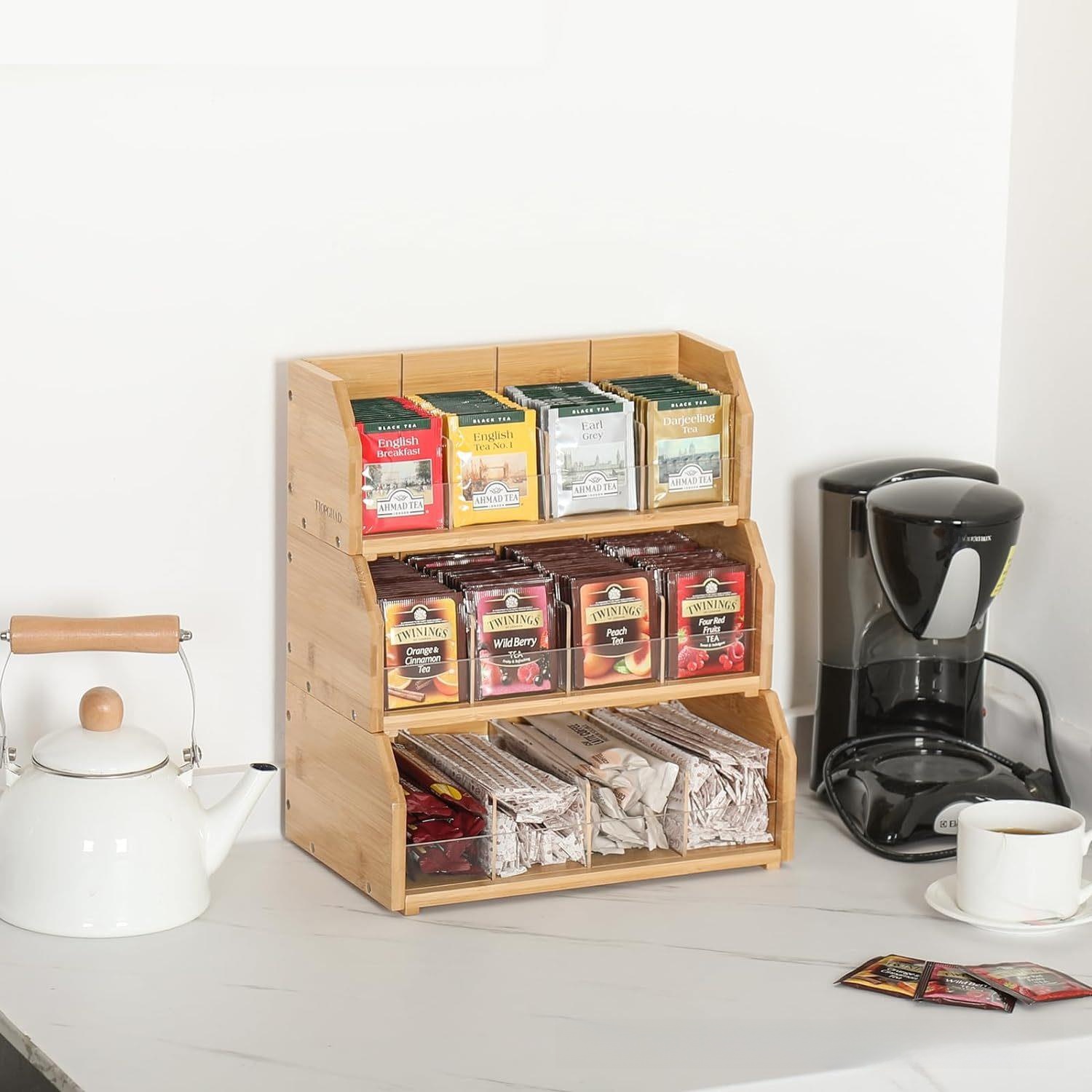Bamboo Tea Bag Storage Box Thr - Coffee Tea Box review and price