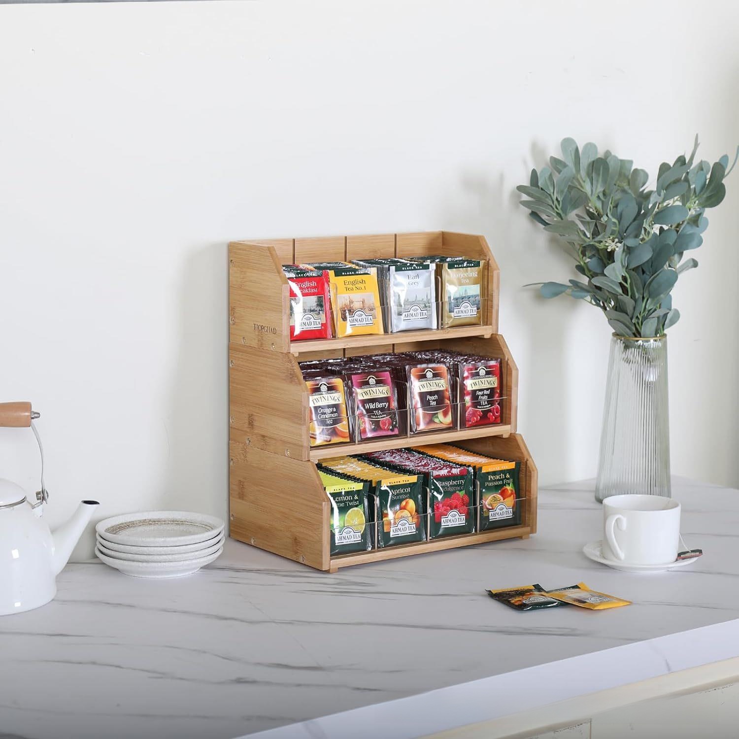 Bamboo Tea Bag Storage Box Thr - Coffee Tea Box review and price