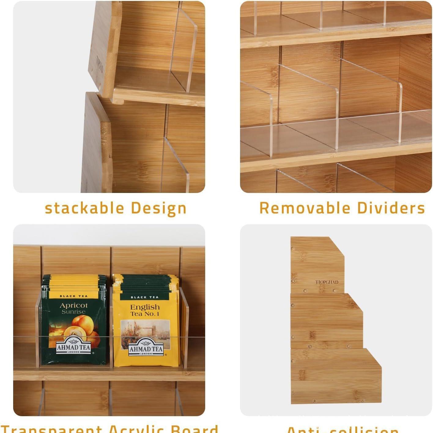 Bamboo Tea Bag Storage Box Thr - Coffee Tea Box review and price