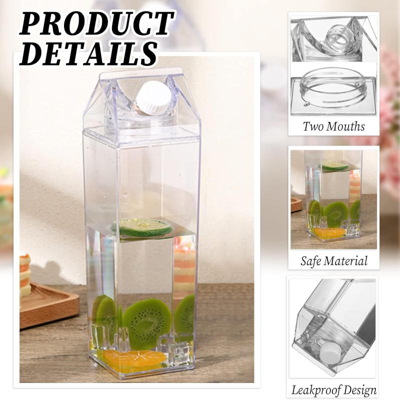 750ML Transparent Milk Bottle  - Coffee Tea Box review and price