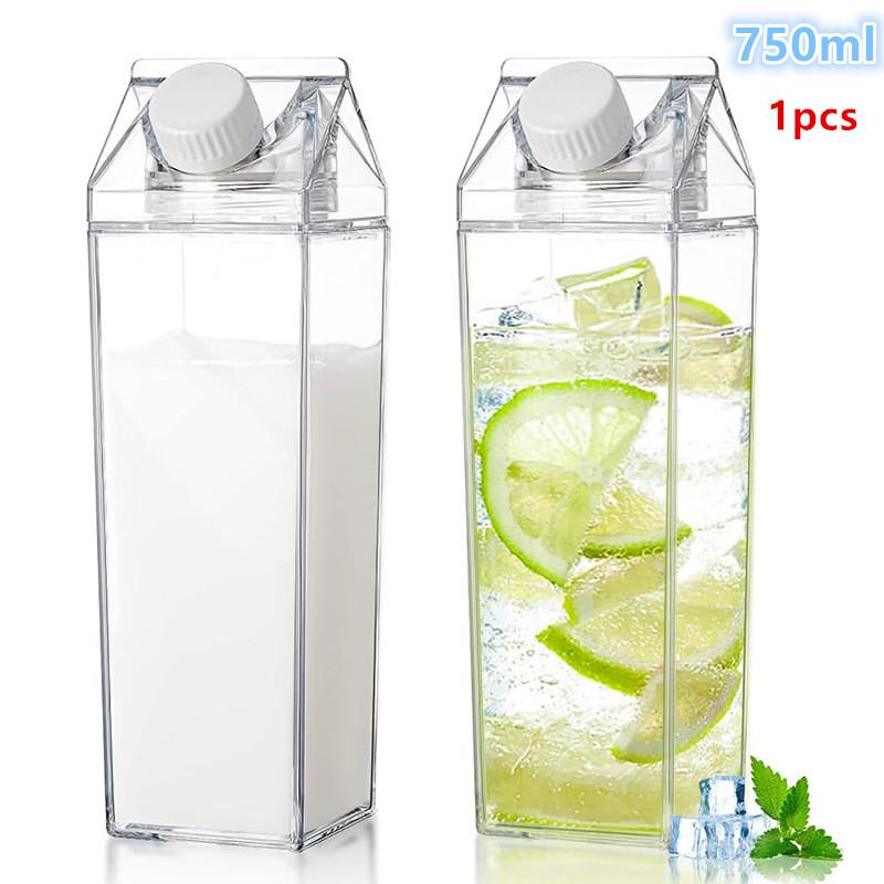 750ML Transparent Milk Bottle  - Coffee Tea Box review and price