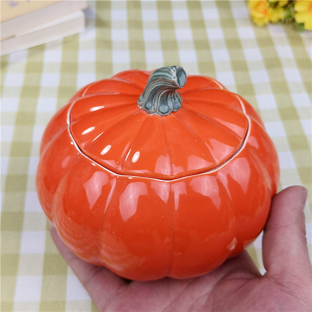 Mini Pumpkin Shape Ceramic Tea - Coffee Tea Jar Set review and price