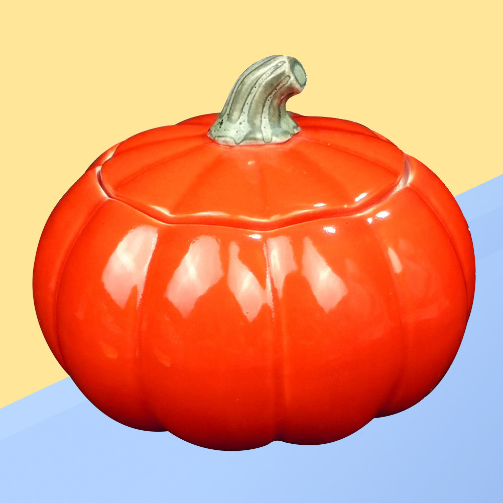 Mini Pumpkin Shape Ceramic Tea - Coffee Tea Jar Set review and price