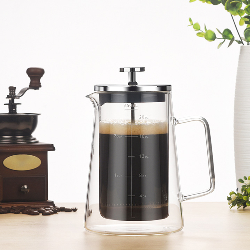 Double Layers French Press Pot - French Press Coffee & Tea review and price