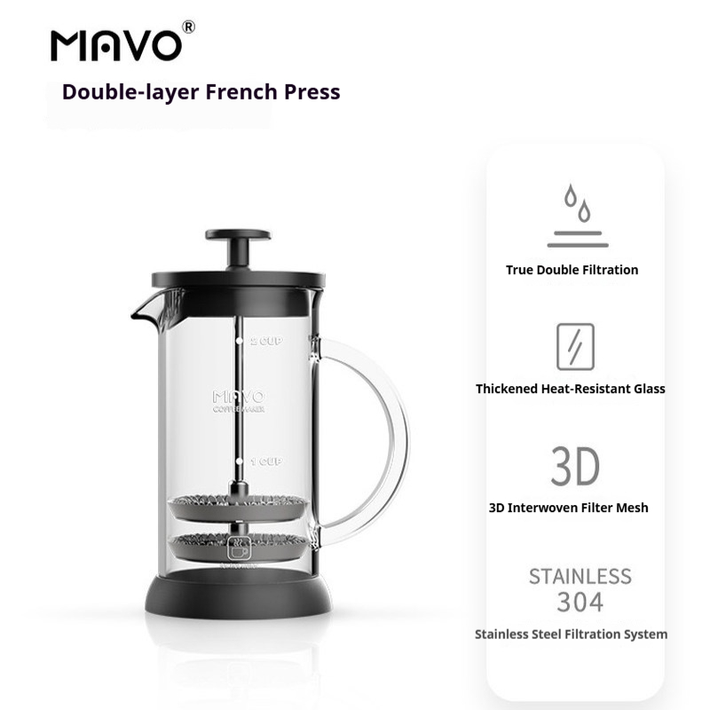 MAVO French Press Coffee Maker - Coffee Tea Home review and price