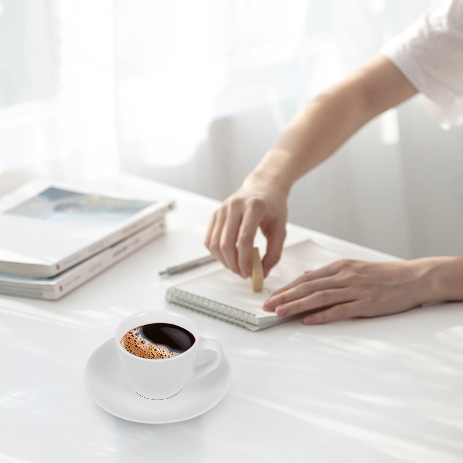 1Set Coffee Cup Saucer Simple  - Coffee Tea Home review and price