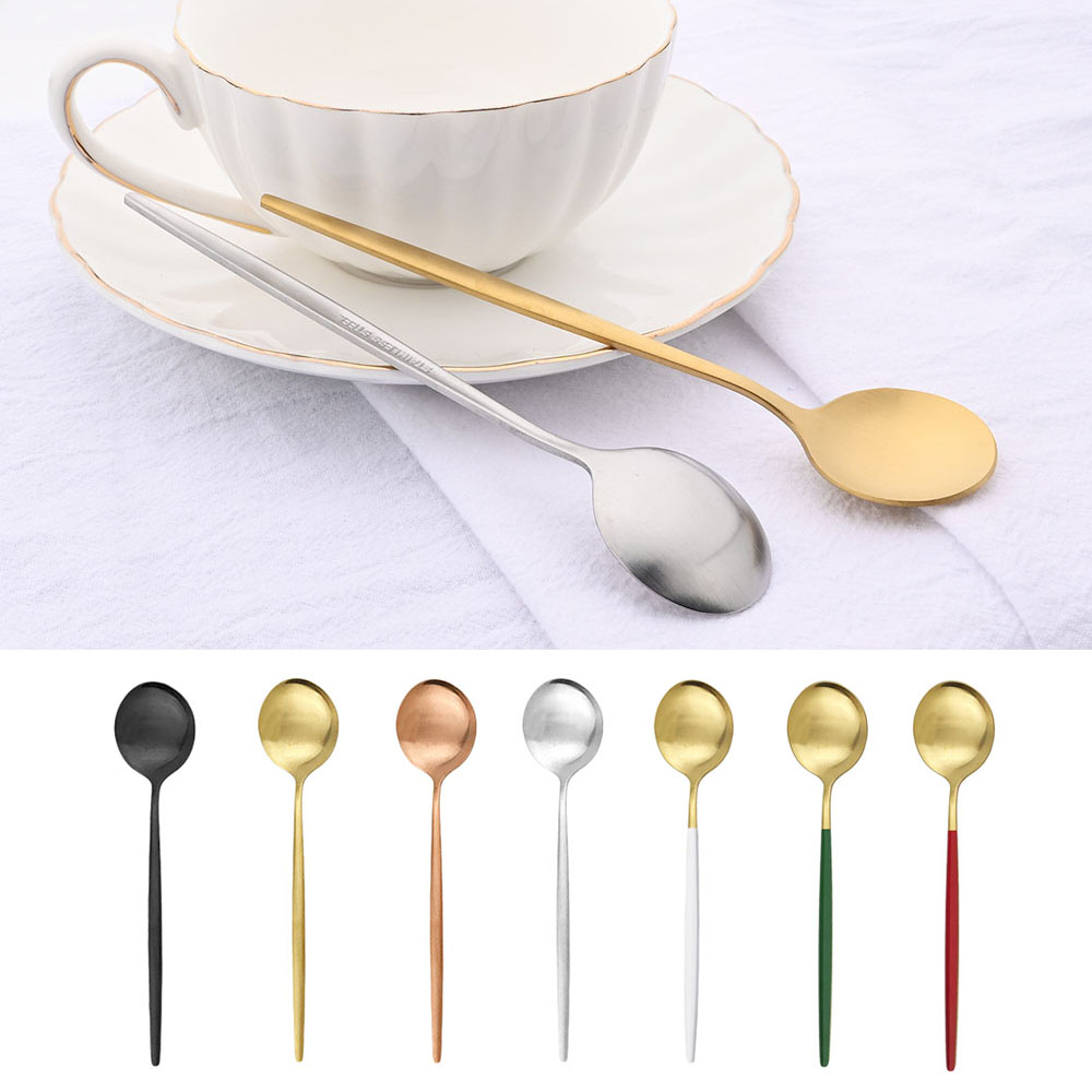 6Pcs Small Matte Spoon Tea Cof - Coffee Tea And Sugar Canister Set review and price
