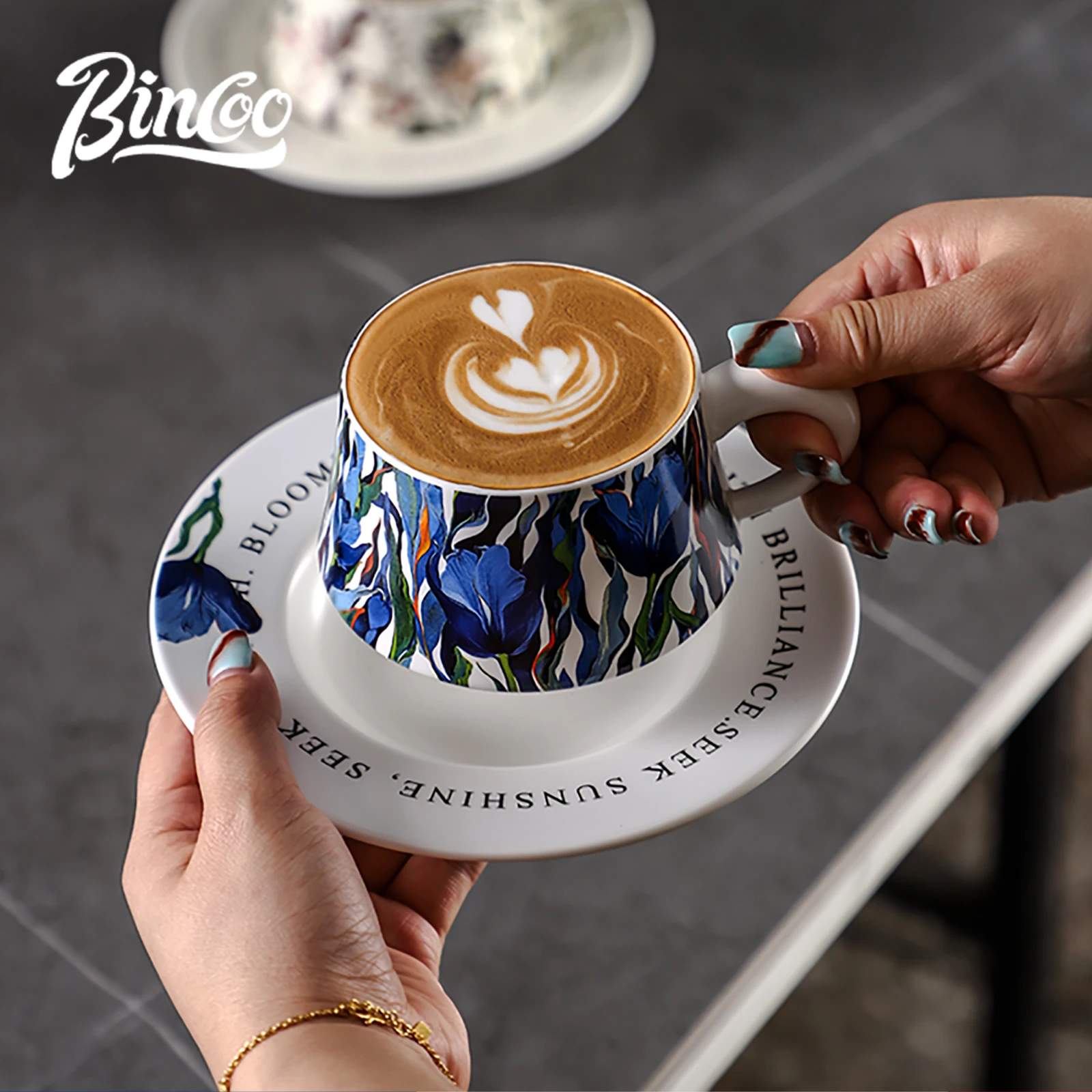 BINCOO 260ml Ceramic Coffee Cu - Coffee Tea Set review and price