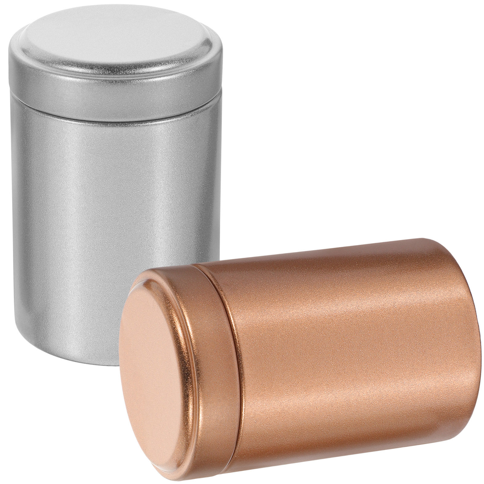 Metal Tea Canister Set 2 Pack  - Coffee Tea Jar Set review and price