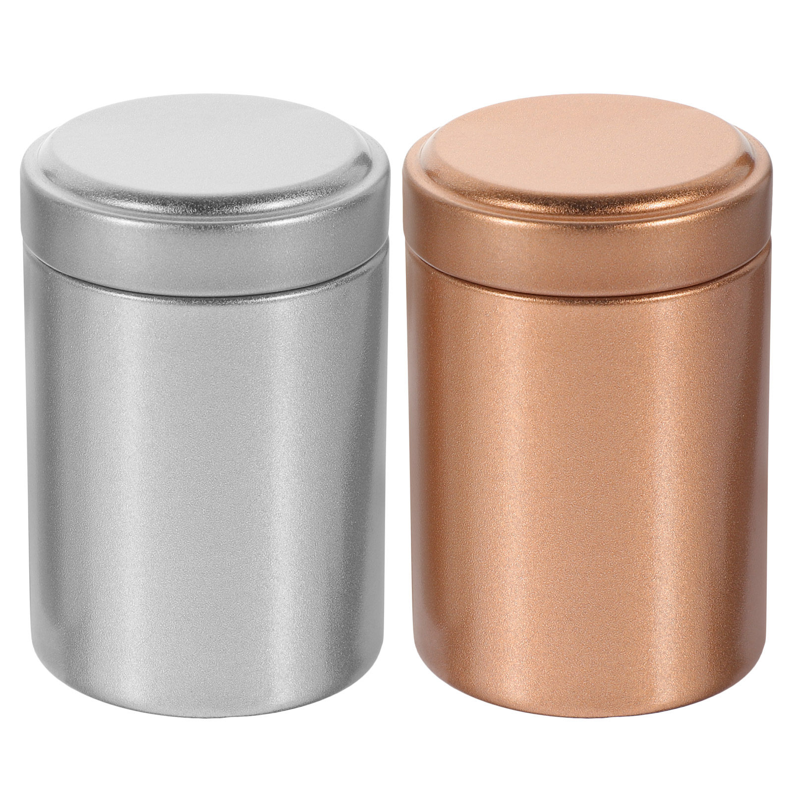 Metal Tea Canister Set 2 Pack  - Coffee Tea Jar Set review and price