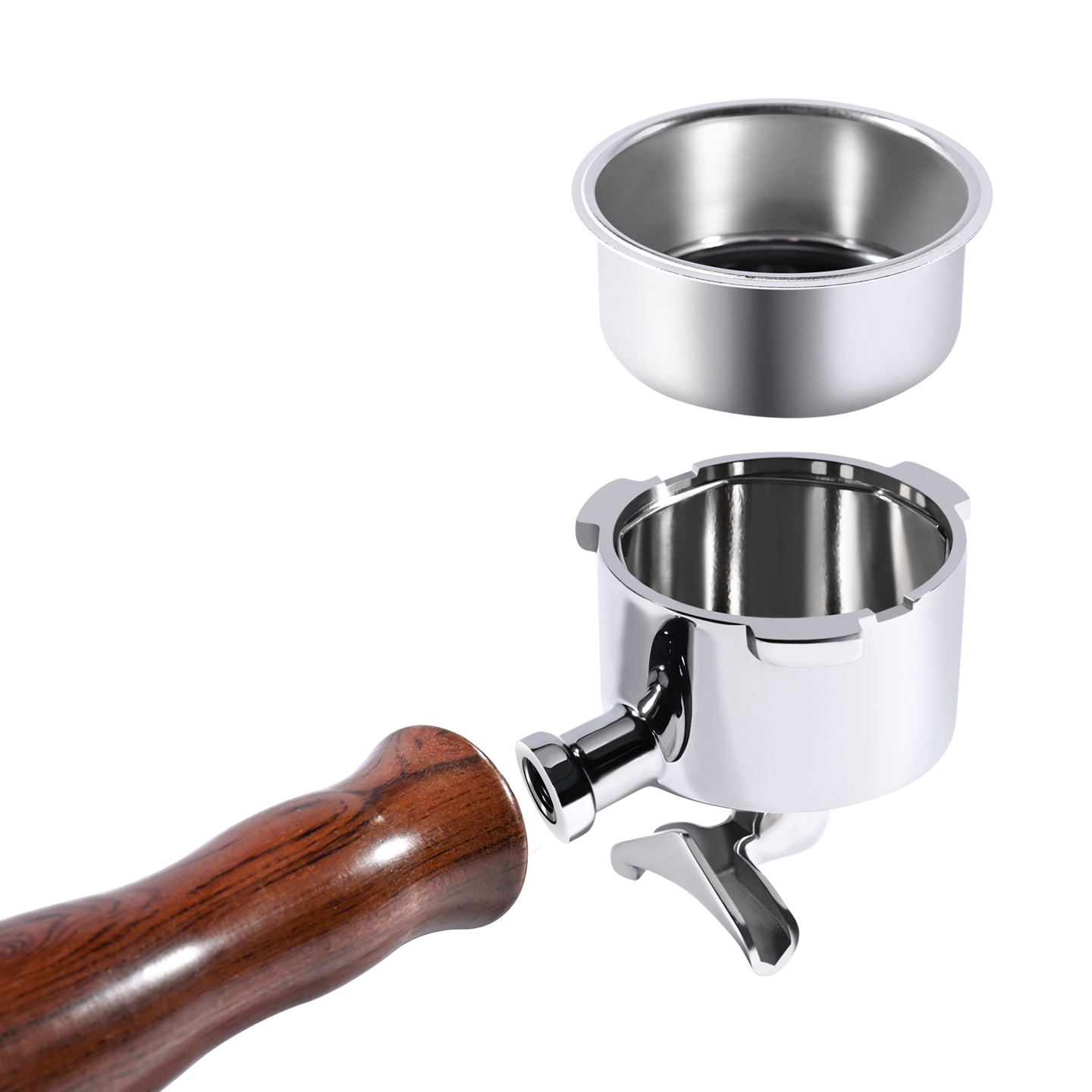 51mm Double Spout Coffee Porta - Coffee And Tea Filter review and price