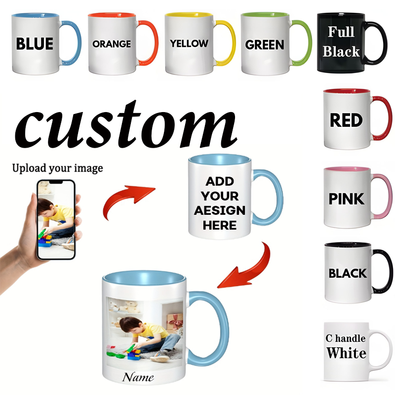 1 11oz Personalized Mug, Custo - Coffee Tea Images review and price